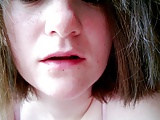 EMO girl sucking cock & cum mouth