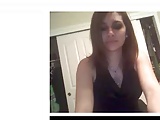 sexy teen removing socks and showing feet to webcam
