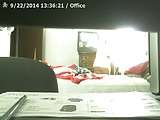 wife playing on hidden cam