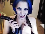 Punk Girl Dildo Deepthroat