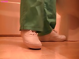 Keds sneaker shoeplay in the bathroom Full Vid