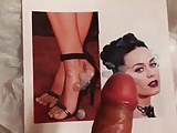 Katy Perry Cum Tribute 4: On Her Feet and Face