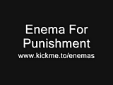 Enemas For Punishment