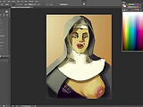 Sister Agatha Fan Art Timelapse