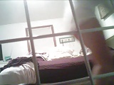 REAL Hidden Cam! Kasey in her cute panties changing pants!