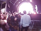 Public cock sucking at a concert