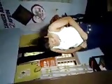 Girl showing asset