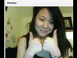 Cute asian girl show all on chatroulette 