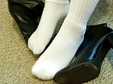 Raven white socks