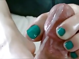 Close Up Footjob