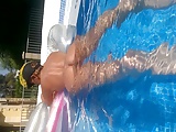 arse in pool