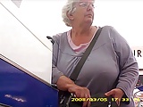 Granny with big butt band boobs