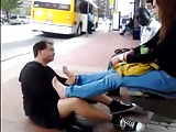 public foot femdom