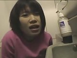 Asian Girl Masturbates in Airplane Bathroom