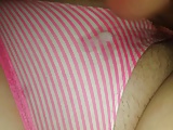 Pink striped panties