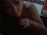 French asian blowjob self shot