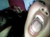 Asian girl asks for cum