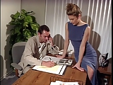 Big tits brunette banged in the office