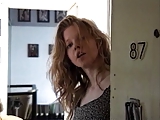 Redhead teen girl and older man