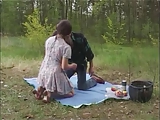 Big tits ponytails babe outdoor picnic sex