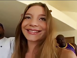 she is getting all the black cocks