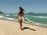 Morena metendo na Praia