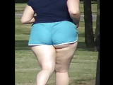 Candid BootyMeat Jogging Wedgie Whooty