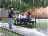 Cowboys Watching Hot Couple fucking in Farm