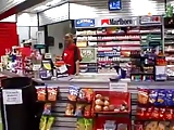 Convenience Store Clerk Sucks Customer 