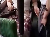 Woman grope a man bus