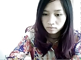 Chinese girl stripping down on webcam