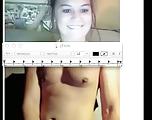 webcam flashing with cum