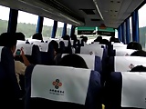 Milf Masturbates on Chinese Bus