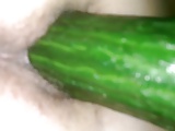 cucumber fun with my  GF