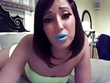 blue lips