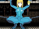 Samus Aran gets stripped and cums so hard (Metroid)