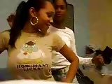 Dominican with huge tits dances - Who is she