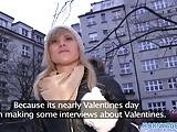 HornyAgent Valentines Day fuck with a stranger for blonde