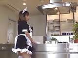 Busty japanese maid creampie