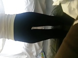 Yoga pants in train