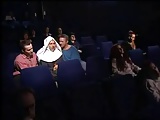 German Nun fucked in Cinema