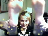 Big Blonde Feet of Nordic-Western Women Webcam Compilation