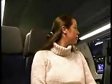 blowjob on the train