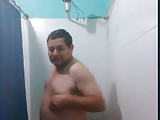 mexican dad in shower