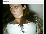 Fille mimi et sexy enceinte de 8 mois sur chatroulette
