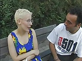 GERMAN MILF WITH GLASSES FUCKED IN THE WOOD