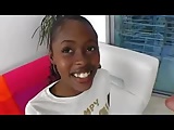 Young ebony girl fuck and facial