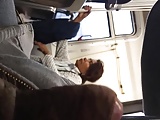 Jerking bus flash dick