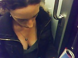 large downblouse in Paris subway