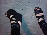 my high platform wedge sandals